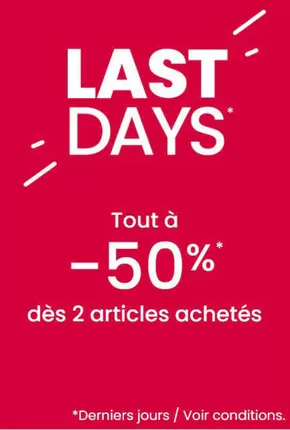 Promos de Enfants et Jeux à Uzès | LAST DAYS Tout à -50% dès 2 articles achetés sur Okaïdi | 07/02/2025 - 02/03/2025