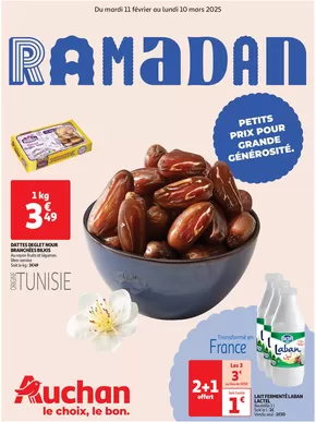 Catalogue Auchan Hypermarché à Saint-Quentin | Ramadan : Petits prix pour grande générosité | 11/02/2025 - 10/03/2025