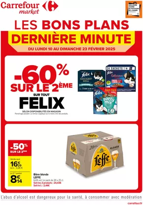 Catalogue Carrefour Market à Manom | LES BONS PLANS DE DERNIERE MINUTE | 10/02/2025 - 23/02/2025