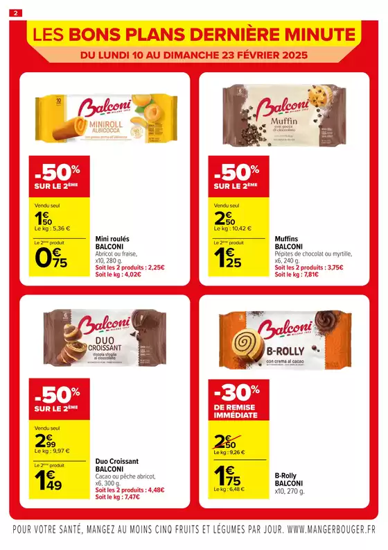 Catalogue Carrefour Market à Quillan | LES BONS PLANS DE DERNIERE MINUTE | 10/02/2025 - 23/02/2025