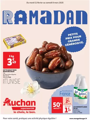 Catalogue Auchan Supermarché à Aulnoye-Aymeries | Ramadan : petits prix pour grande générosité | 11/02/2025 - 08/03/2025