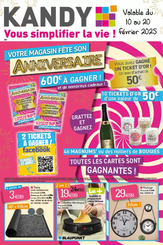 Catalogue KANDY à Aire-sur-la-Lys | Anniversaire | 10/02/2025 - 20/02/2025