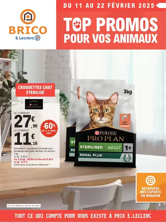 Catalogue E.Leclerc Brico à Sézanne | Trafic Animalerie 2 | 11/02/2025 - 22/02/2025