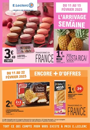 Catalogue E.Leclerc à Les Herbiers | TRAFIC POUVOIR ACHAT 2 - MIXTE | 11/02/2025 - 22/02/2025