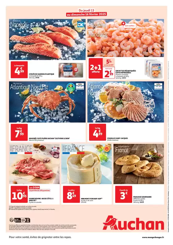 Catalogue Auchan Hypermarché à Saint-Quentin | Les bons plans du week-end dans votre hyper ! | 13/02/2025 - 16/02/2025