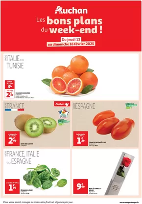 Promos de Supermarchés à Arnage | Les bons plans du week-end dans votre hyper ! sur Auchan Hypermarché | 13/02/2025 - 16/02/2025