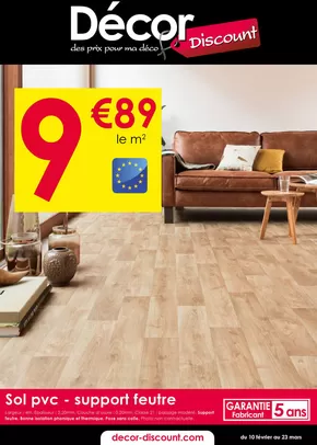 Promos de Bricolage à Jassans-Riottier | Décor Discount des prix pour ma déco sur Décor Discount | 10/02/2025 - 23/03/2025