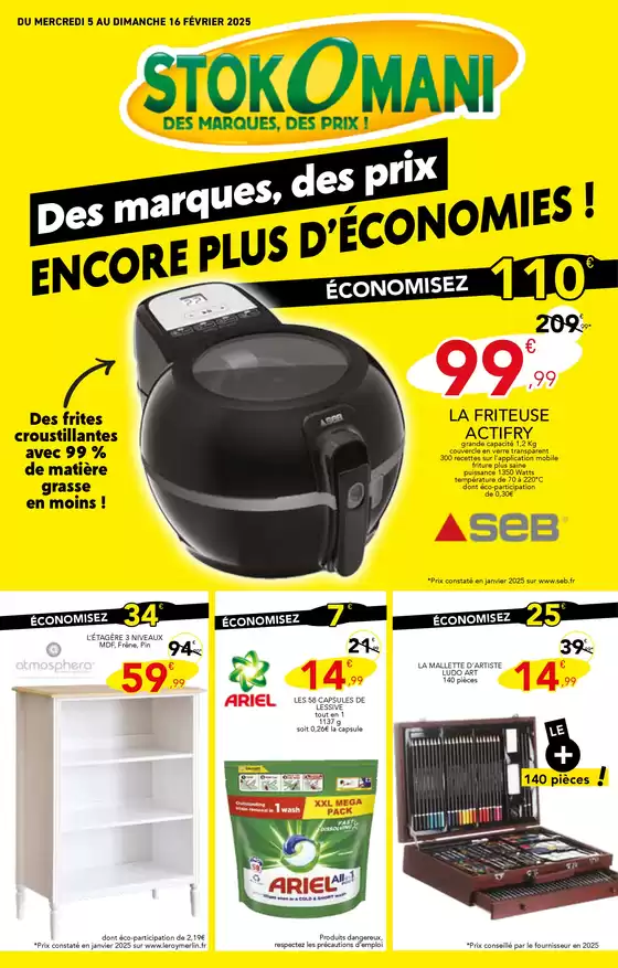 Catalogue Stokomani à Puget-sur-Argens | Des marques , des prix NCORE PLUS D’ÉCONOMIES ! | 10/02/2025 - 16/02/2025