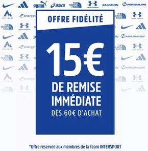 Promos de Sport à Vedène | Offre fidélité sur Intersport | 10/02/2025 - 24/02/2025