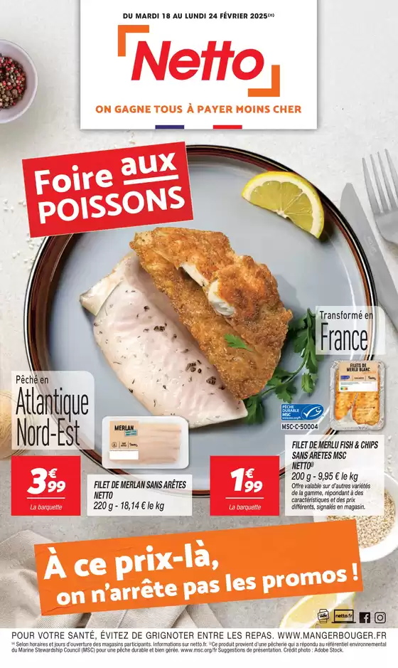 Catalogue Netto à Aurillac | CETTE SEMAINE : RENDEZ | 18/02/2025 - 24/02/2025