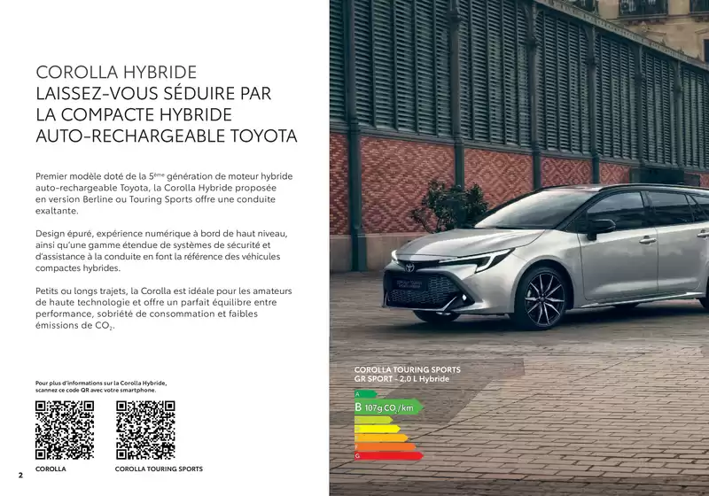 Catalogue Toyota à Champagne-au-Mont-d'Or | Toyota Corolla  | 11/02/2025 - 11/02/2026