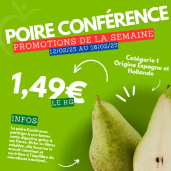 Catalogue marché frais Géant à Coignières | Promotions de la semaine | 11/02/2025 - 16/02/2025