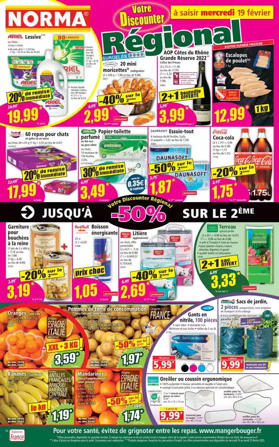 Catalogue Norma à Aulnay-sous-Bois | Jusqu'à -50% sur le 2ème | 19/02/2025 - 25/02/2025