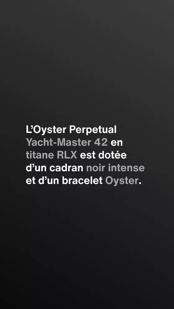 Catalogue Rolex à Paris | Rolex Yacht Master | 12/02/2025 - 12/02/2026