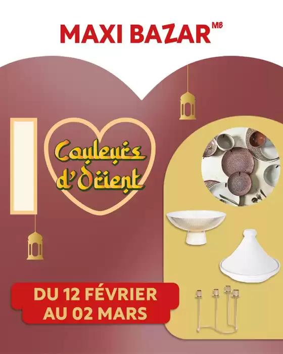 Catalogue Maxi Bazar à Cannes | Une vaisselle élégante aux motifs raffinés pour sublimer votre table. | 12/02/2025 - 02/03/2025