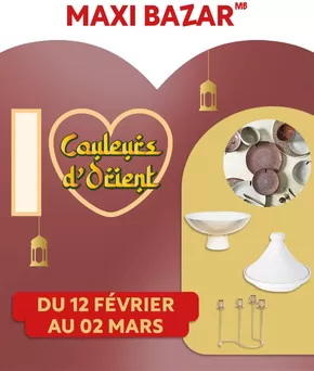 Promos de Bazar et Déstockage à Glisy | Une vaisselle élégante aux motifs raffinés pour sublimer votre table. sur Maxi Bazar | 12/02/2025 - 02/03/2025