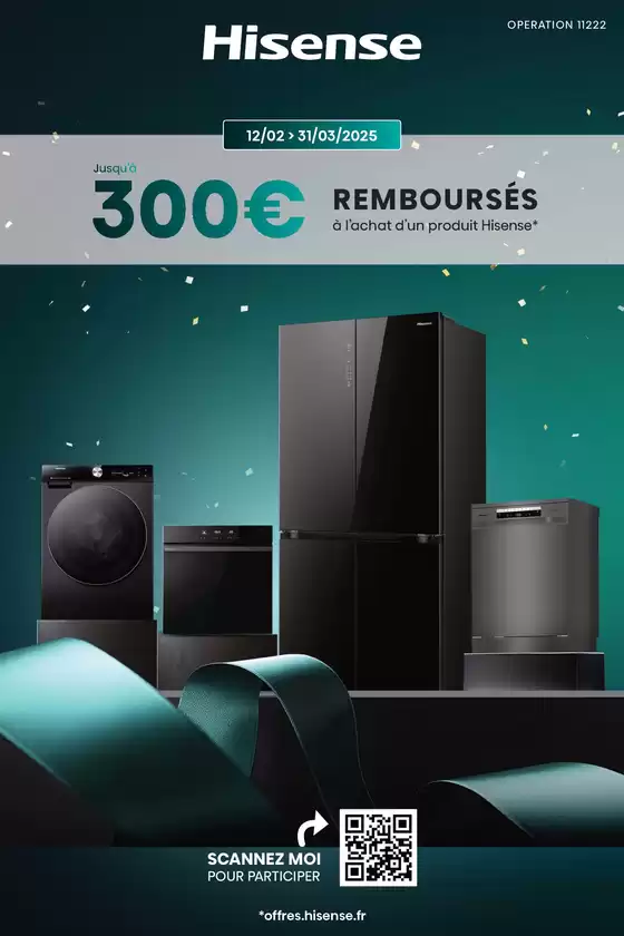 Catalogue Pulsat à Lorgues | OFFRE Hisense : jusqu'à 300€ remboursés ! | 12/02/2025 - 31/03/2025