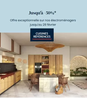 Promos de Meubles et Décoration à Graulhet | Offre exceptionnelle sur nos électroménagers jusqu'au 28 février sur Cuisines Références | 12/02/2025 - 28/02/2025