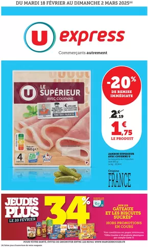 Catalogue U Express à Ban-sur-Meurthe-Clefcy | Foire petits prix  | 18/02/2025 - 02/03/2025