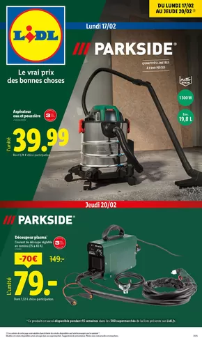 Catalogue Lidl à La Bresse | Bricolage, cuisine ou mode, ne manquez pas les offres Lidl cette semaine. | 17/02/2025 - 20/02/2025