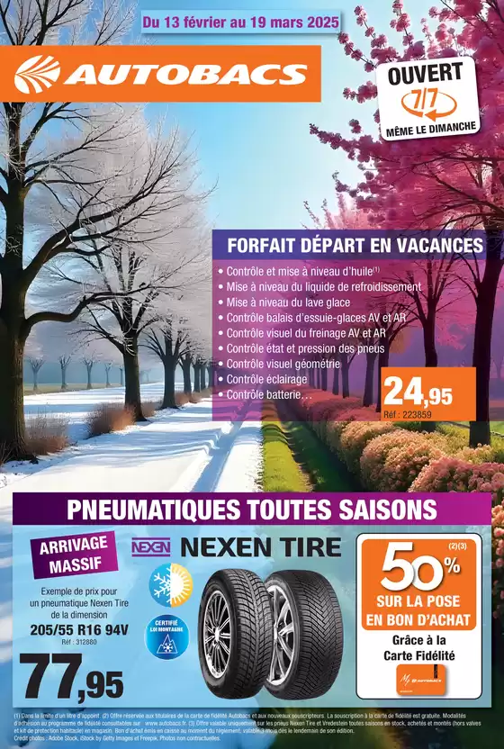 Catalogue Autobacs à Claye-Souilly | PNEUMATIQUES TOUTES SAISONS | 13/02/2025 - 19/03/2025