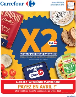 Catalogue Carrefour City à Sedan | DOUBLEZ VOS EUROS CAGNOTTÉS | 18/02/2025 - 03/03/2025