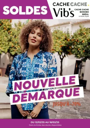 Promos de Mode à Pulnoy | Nouvelle démarque Jusqu'à -70% sur Vib's | 13/02/2025 - 18/02/2025