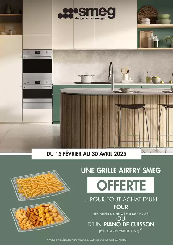 Catalogue Copra à Mont-de-Marsan | SMEG vous offre une grille airfry | 15/02/2025 - 30/04/2025