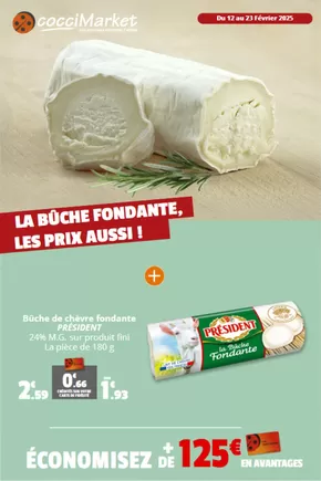 Promos de Supermarchés à Arpajon | LA BÜCHE FONDANTE, LES PRIX AUSSI ! sur Coccimarket | 13/02/2025 - 23/02/2025