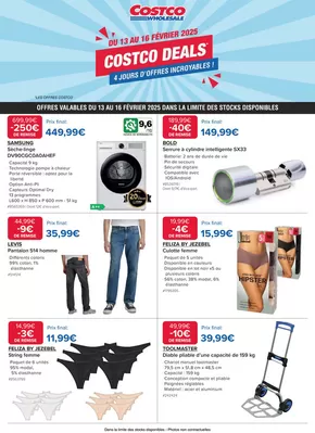 Promos de Discount Alimentaire à Villabé | COSTCO DEALS sur Costco | 14/02/2025 - 16/02/2025