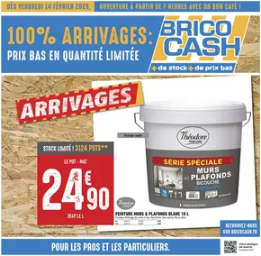 Promos de Bricolage à Loudéac | 100% ARRIVAGES sur Brico Cash | 14/02/2025 - 27/02/2025