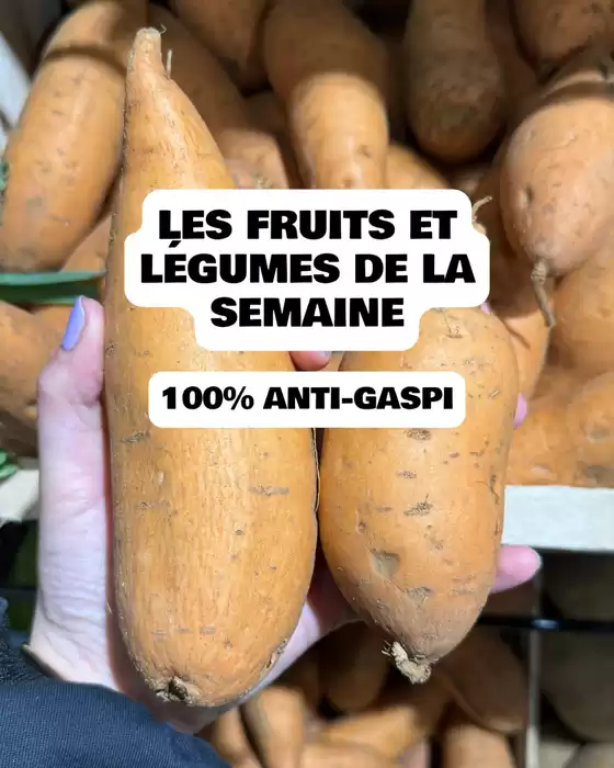 Catalogue Nous anti gaspi à Nantes | Vous l'attendiez, elle est ENFIN de retour ! Notre offre fruits et légumes de la semaine 100% anti-gaspi | 14/02/2025 - 23/02/2025