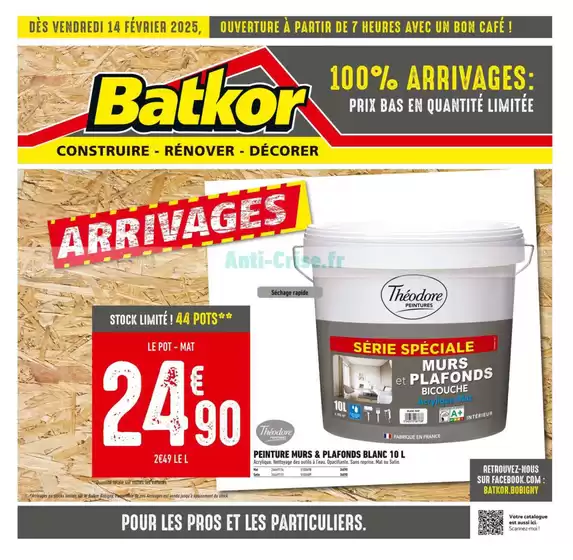 Catalogue Batkor à Rueil-Malmaison | Arrivages | 14/02/2025 - 27/02/2025