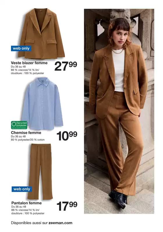 Catalogue Zeeman à Vannes | Cette semaine : des vêtements pour femme et homme. | 17/02/2025 - 21/02/2025