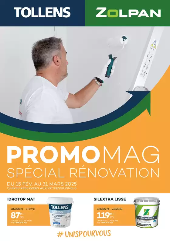 Catalogue Tollens à Limoges | Promo Mag Spécial Rénovation | 17/02/2025 - 31/03/2025