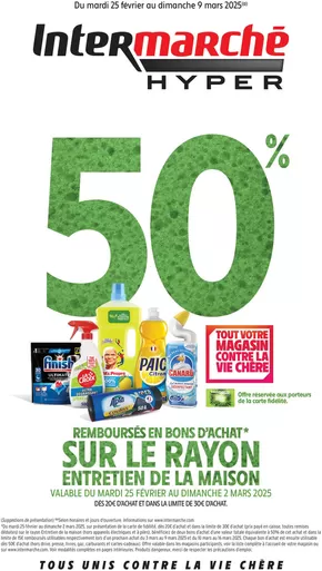 Promos de Supermarchés à Vergeroux | GEN MARS 1 Hyper sur Intermarché Hyper | 25/02/2025 - 09/03/2025