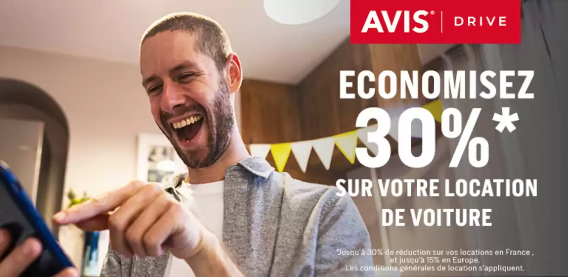 Catalogue Avis à Genas | Économisez 30 % sur les locations en France avec Avis Drive | 18/02/2025 - 31/03/2025