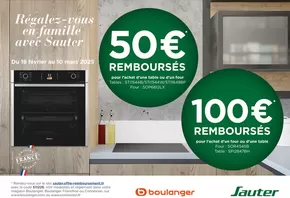 Promos de Multimédia et Electroménager à Ronchin | OFFRE Sauter : jusqu'à 100€ remboursés ! sur Boulanger | 18/02/2025 - 10/03/2025