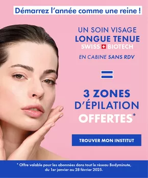 Promos de Beauté à École-Valentin | Offre spéciale sur Body Minute | 18/02/2025 - 28/02/2025