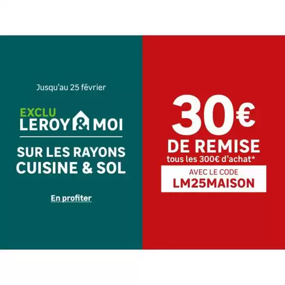 Catalogue Leroy Merlin à Saint-Martin-de-Ré | Bonnes Affaires | 18/02/2025 - 25/02/2025