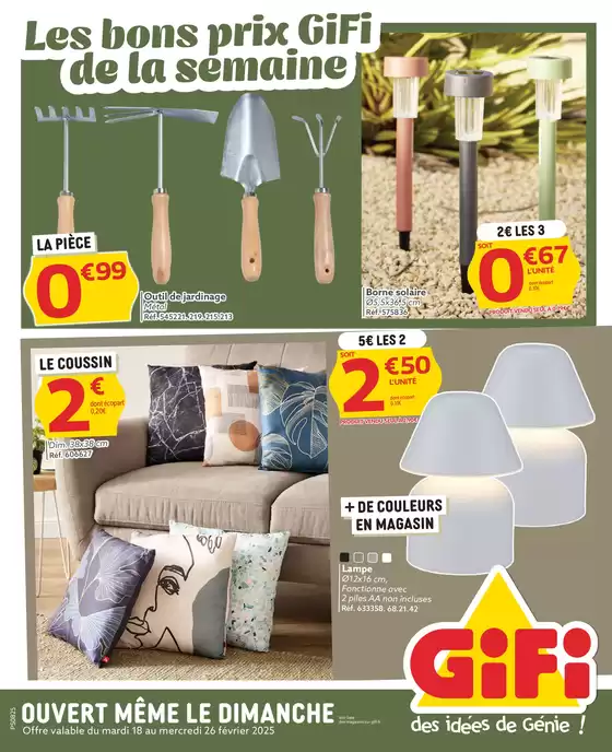 Les bons prix Gifi de la semaine