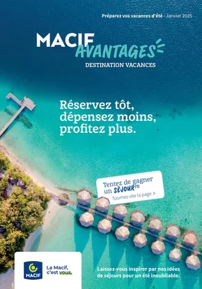 Promos de Banques et Assurances à Cherbourg-Octeville | Préparez votre été 2025 sur Macif | 19/02/2025 - 31/08/2025