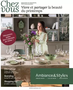 Promos de Meubles et Décoration à Villebarou | Vivre et partager la beauté du printemps sur Ambiance & Styles | 20/02/2025 - 31/05/2025