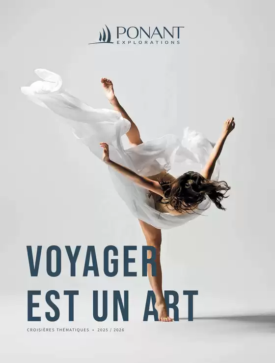 Voyager est un art 2025-2026