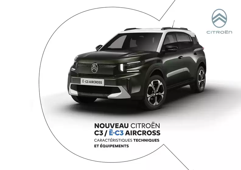 Catalogue Citroën à Saint-Priest (Rhône) | Citroën Nouveau ë-C3 Aircross Caractéristiques | 20/02/2025 - 20/02/2026