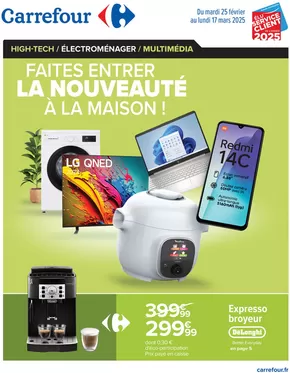 Catalogue Carrefour City à Perpignan | FAITES ENTRER LA NOUVEAUTÉ DANS LA MAISON ! | 25/02/2025 - 17/03/2025