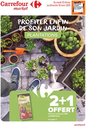 Catalogue Carrefour Market à Rueil-Malmaison | PROFITER ENFIN DE SON JARDIN | 25/02/2025 - 16/03/2025