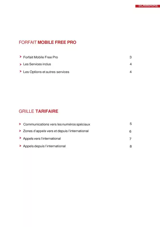 Catalogue Free à Dijon | BROCHURE TARIFAIRE OFFRE MOBILE FREE PRO | 21/02/2025 - 31/12/2025