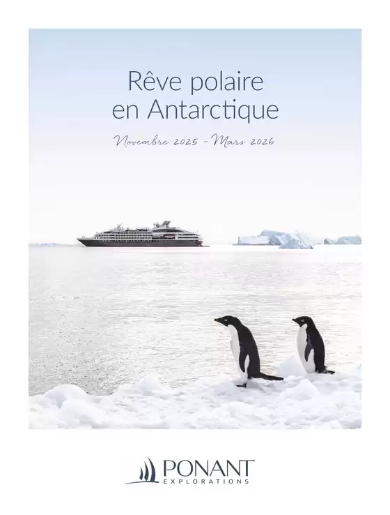 Rêve polaire en Antarctique Novembre 2025 – Mars 2026