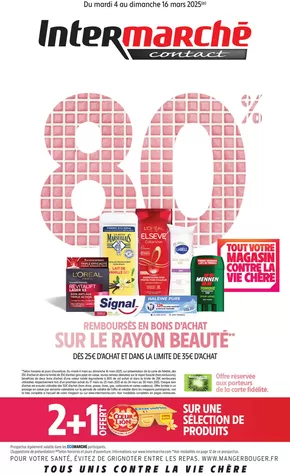 Promos de Supermarchés à Puimoisson | GEN MARS 2 + CAHIER REGION Intermarché Contact sur Intermarché Contact | 04/03/2025 - 16/03/2025